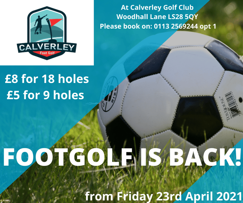 Footgolf is back post 